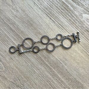 Brighton Townsend Marcasite Open Circle Bracelet